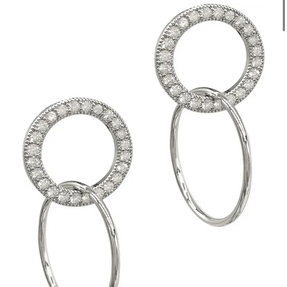 ADORNIA | White Rhodium Circle Drop Earrings
ADORNIA New With Tags NWT S… - Picture 1 of 6